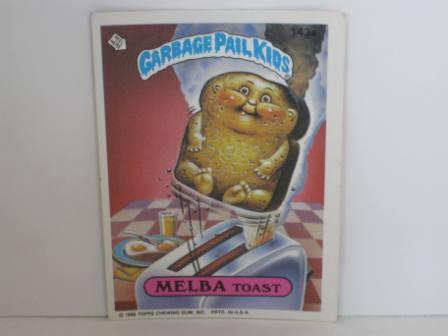 143a MELBA Toast 1986 Topps Garbage Pail Kids Card